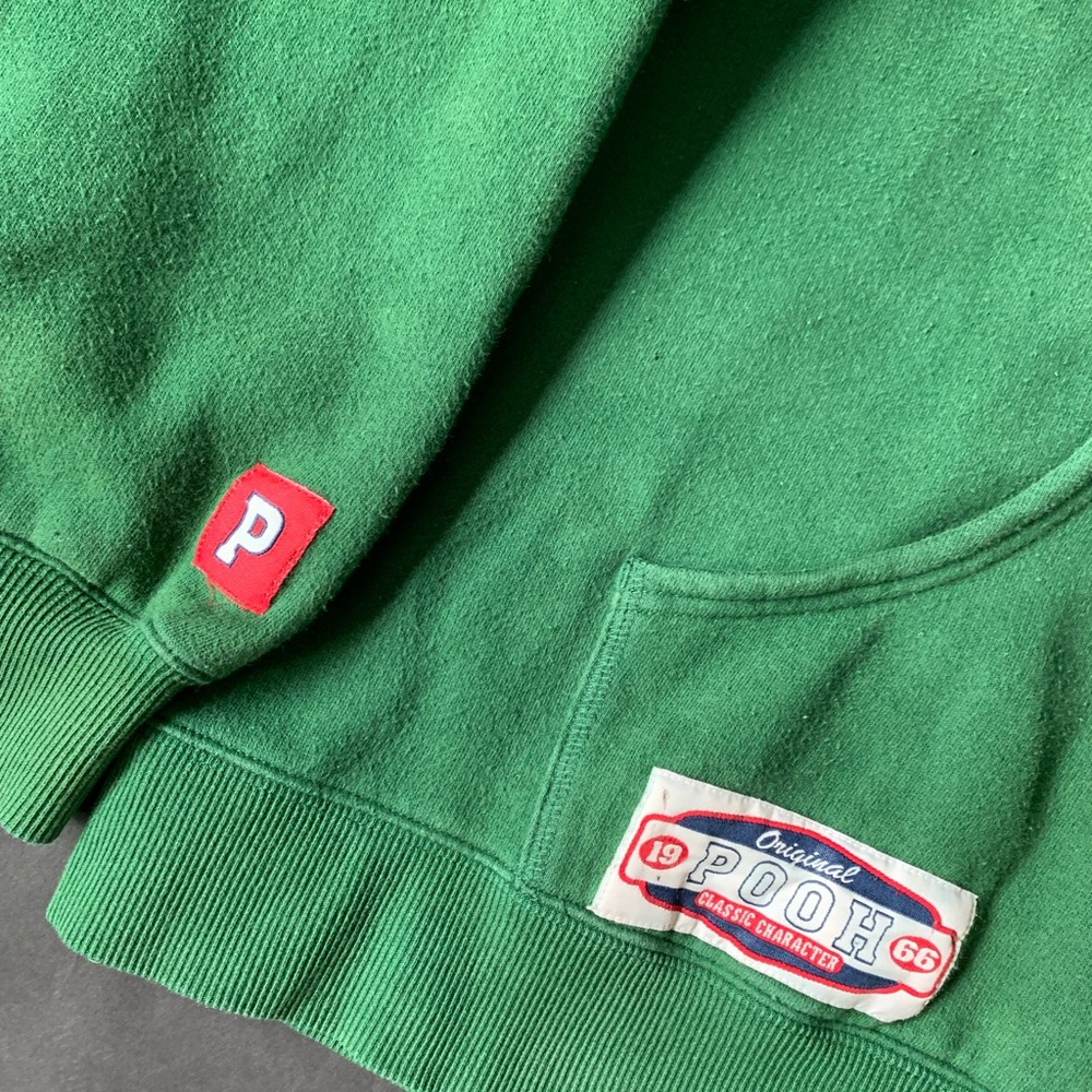 Green Winnie The Pooh Hoodie - Picture 4 of 5